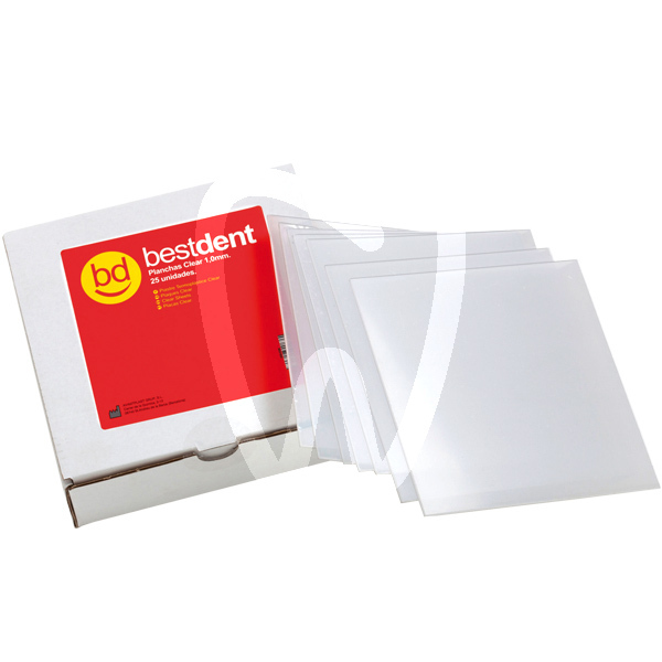 Planchas clear 1,0mm  bestdent impresión y prótesis bestdent