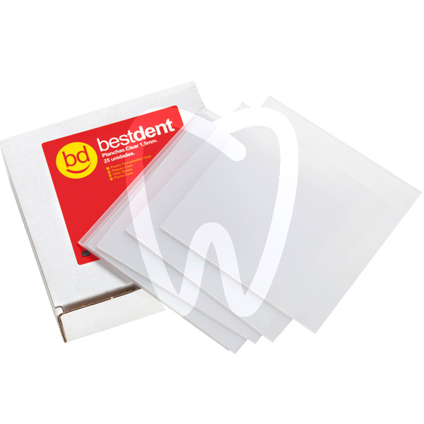 Planchas clear 1,5mm  bestdent impresión y prótesis bestdent