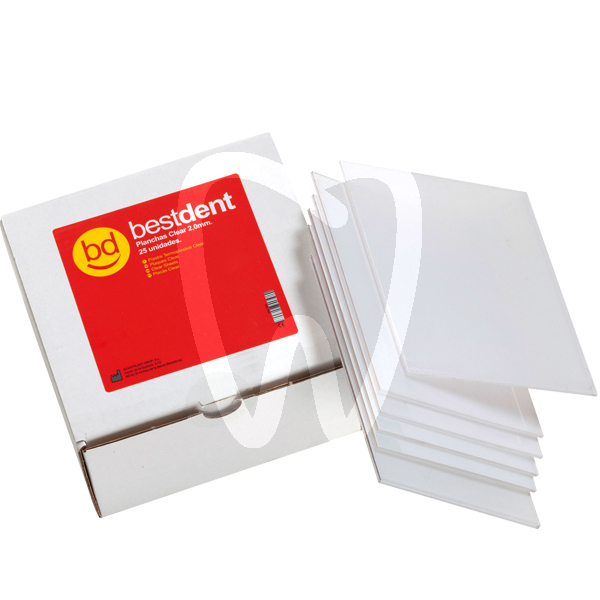 Planchas clear 2,0mm  bestdent impresión y prótesis bestdent