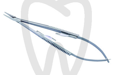 Porta-agujas castroviejo curvo instrumental bestdent