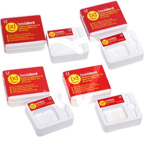 Postes fibra de vidrio reposicion reconstrucción bestdent