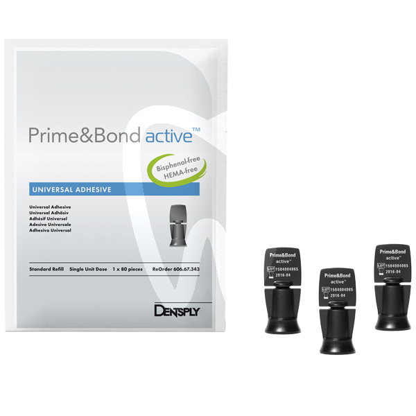 Prime&bond active 80 dose reposición reconstrucción dentsply