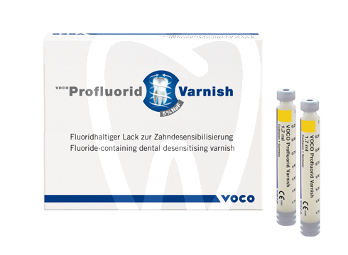 Profluorid varnish carpules melón prevención y diagnóstico voco