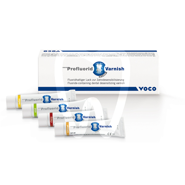 Profluorid varnish surtido 4 tubos prevención y diagnóstico voco