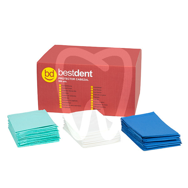 Protector cabezal 25x33 blanco 500u bd desechables bestdent