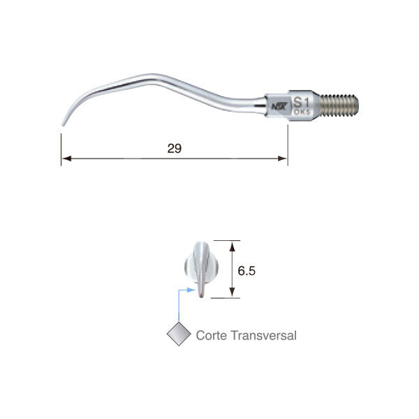 Punta subsonica/neumatica s1 profilaxis nsk