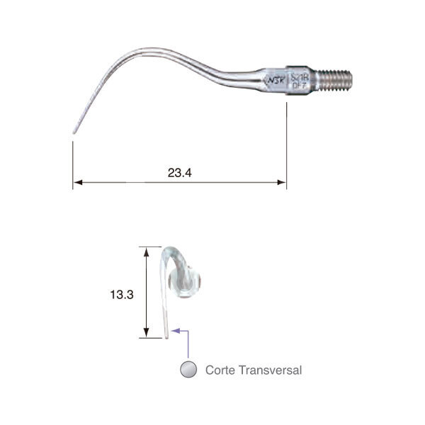Punta subsonica/neumatica s21r profilaxis nsk