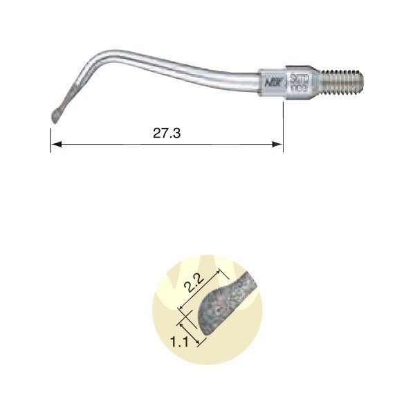 Punta subsonica/neumatica s67d profilaxis nsk