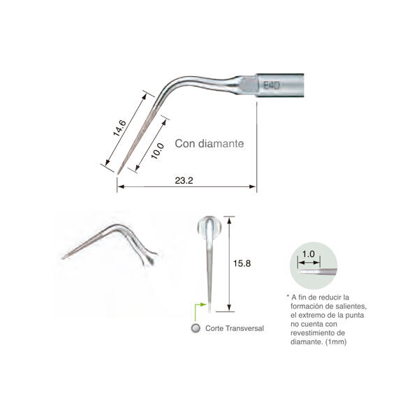 Punta ultrasonidos e4d profilaxis nsk