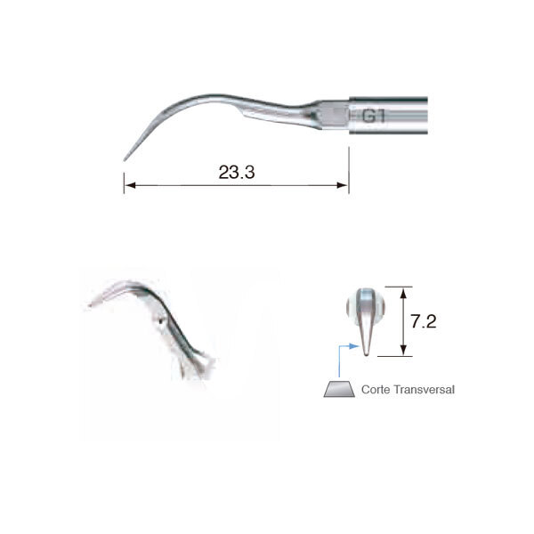 Punta ultrasonidos g1-e profilaxis nsk