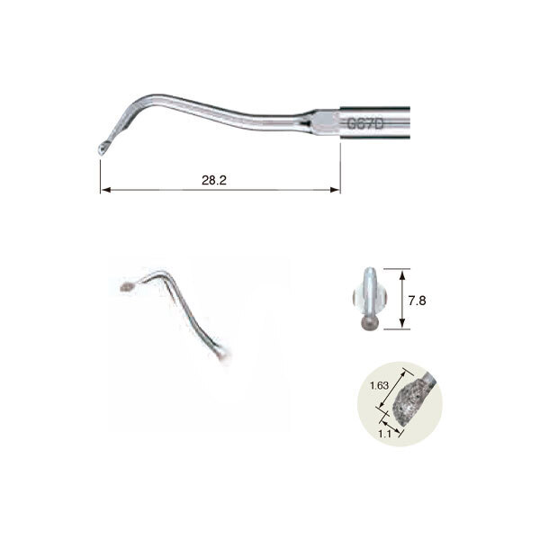 Punta ultrasonidos g67d profilaxis nsk