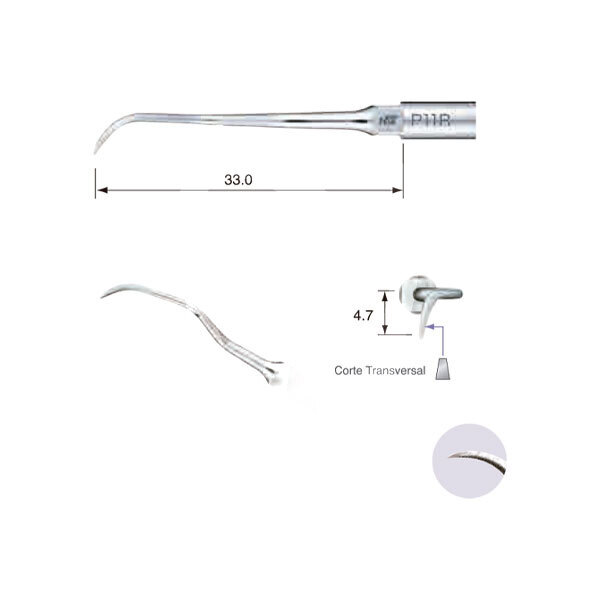 Punta ultrasonidos p11r profilaxis nsk
