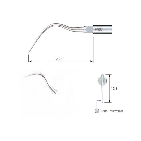 Punta ultrasonidos p20-e profilaxis nsk