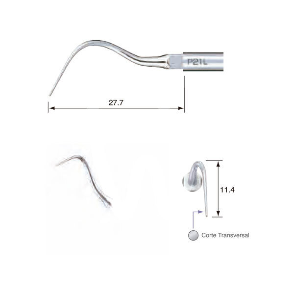 Punta ultrasonidos p21l-e profilaxis nsk
