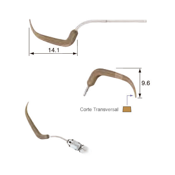 Punta ultrasonidos v-p26l profilaxis nsk