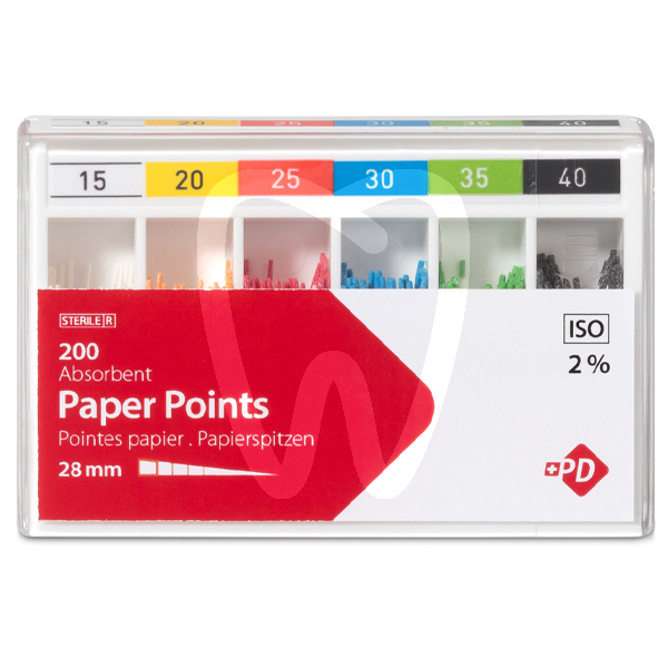 Puntas de papel p.d. endodoncia p.d.