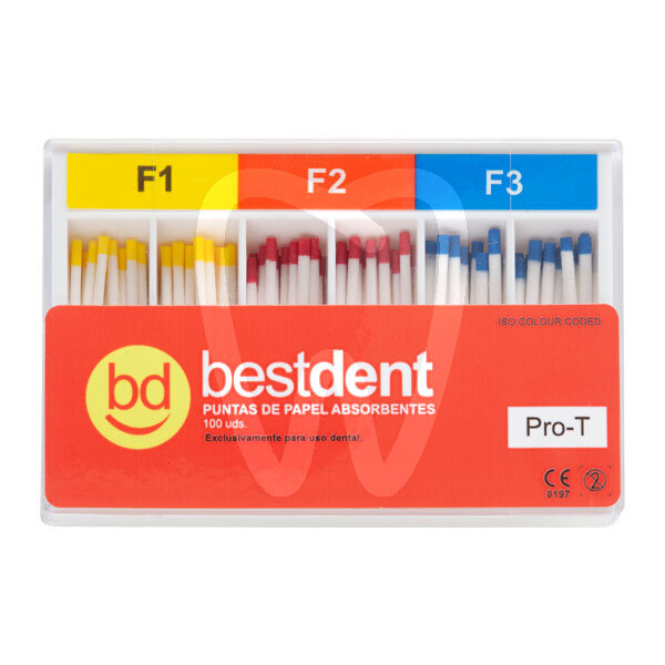 Puntas de papel pluri taper endodoncia bestdent