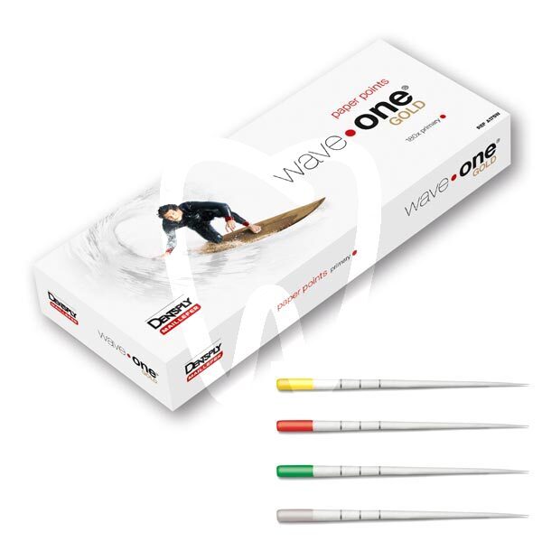 Puntas de papel waveone gold endodoncia dentsply maillefer
