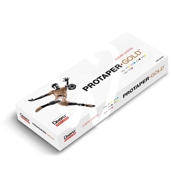 Puntas papel protaper gold f1 - f5 endodoncia dentsply maillefer