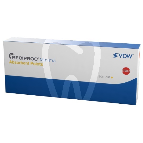 Puntas papel reciproc minima endodoncia vdw