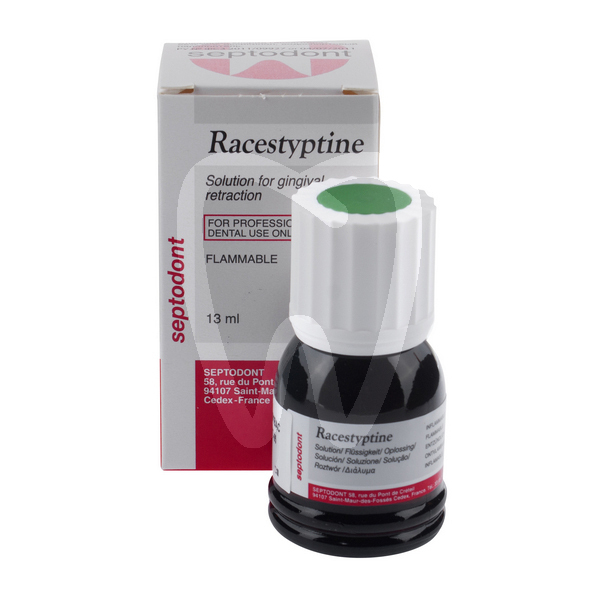 Racestyptine liquido impresión y prótesis septodont
