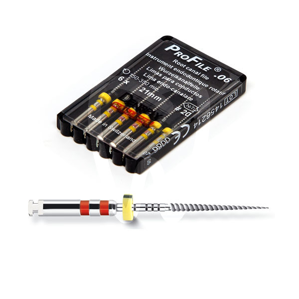 Reposición limas profile .06 nº 15-40 endodoncia dentsply maillefer