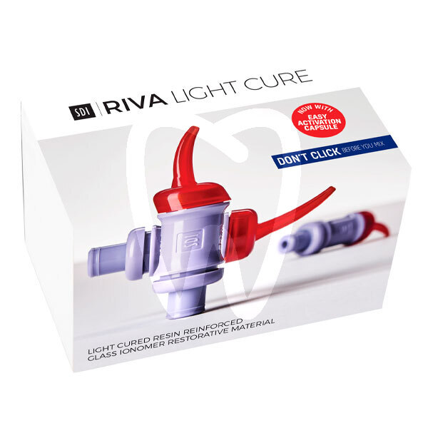 Riva light cure cápsulas 50 cápsulas cementos sdi australia