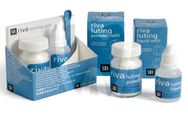 Riva luting polvo + liquido cementos sdi australia