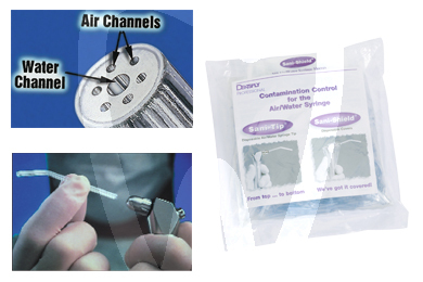 Sani-tip + sani-shield boquillas desechables dentsply