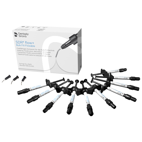 Sdr flow+ 10 jeringa color universal reconstrucción dentsply