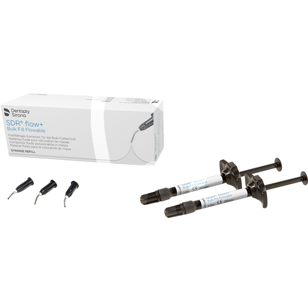 Sdr flow+ 2 jeringas color universal reconstrucción dentsply