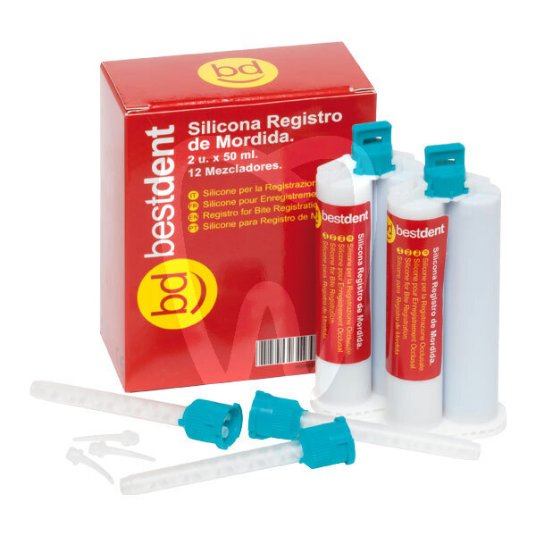 Silicona registro de mordida impresión y prótesis bestdent