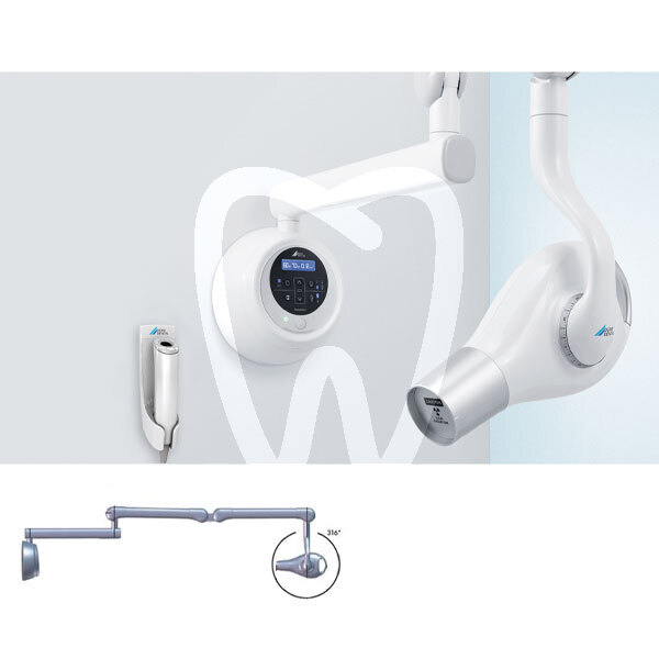 Sistema de rayos-x intraoral vistaontra dc radiología intraoral dürr