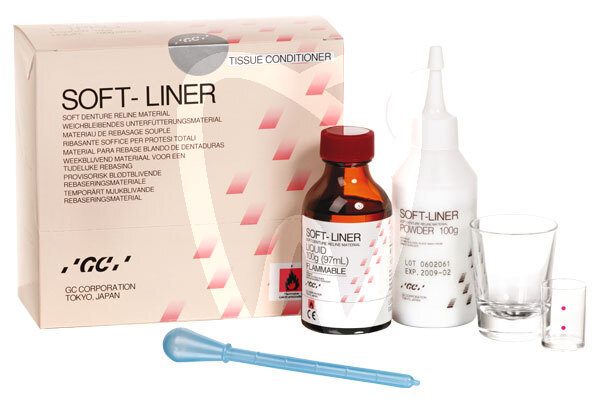 Soft-liner impresión y prótesis gc