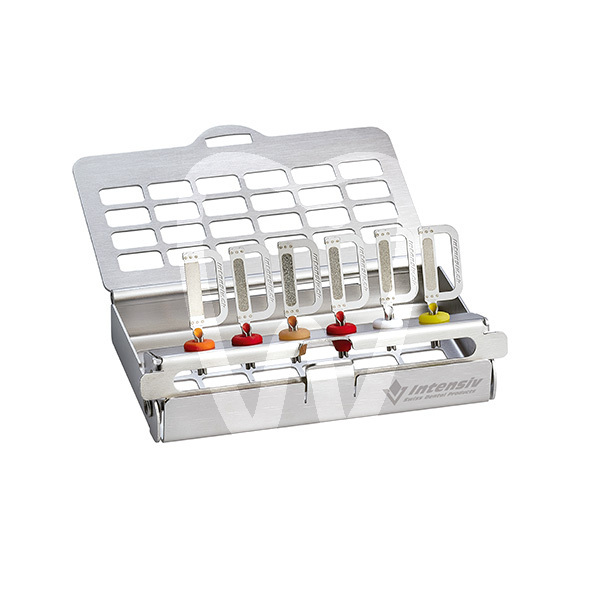 Surtido de 6 limas ortho- strip con bandeja (8,15,25,2x40,60) instrumental intensiv