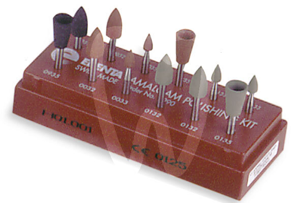 Surtido pulir amalgama reconstrucción edenta