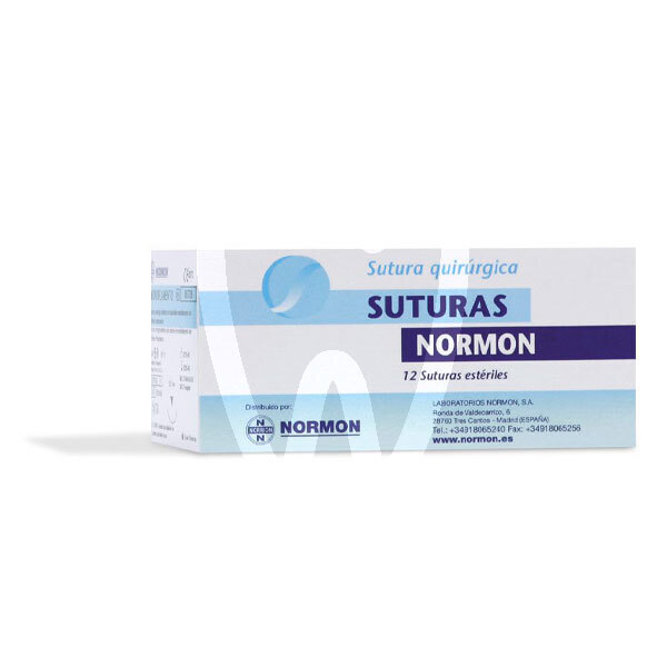 Sutura normon monofilamento agujas y biomateriales normon