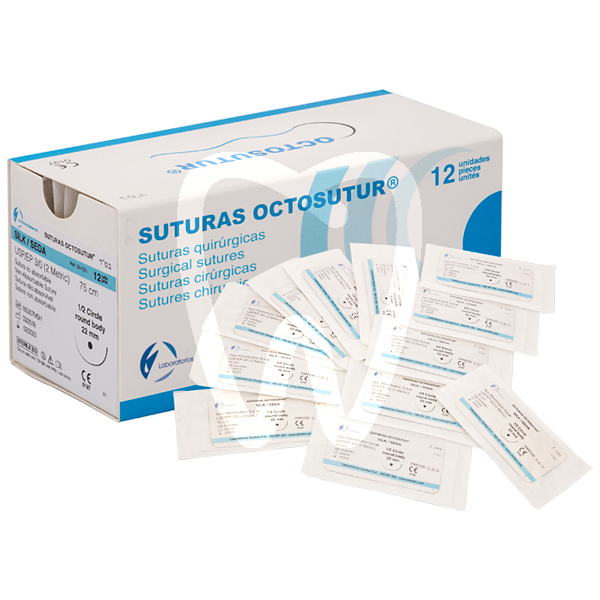 Sutura octosutur seda agujas y biomateriales laboratorios clarben