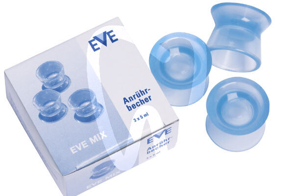 Tazas silicona eve mix impresión y prótesis eve