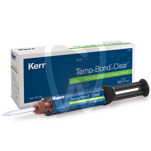 Temp bond clear automix jeringa cementos kerr