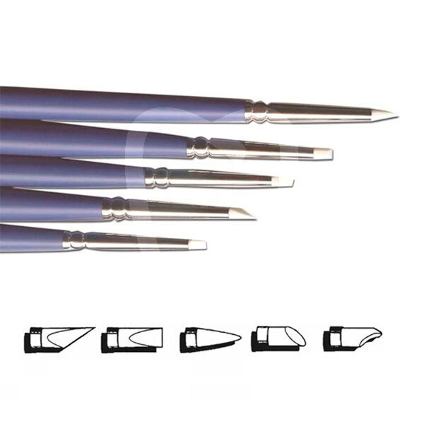 Temp pinceles goma blancos blandos instrumental micerium