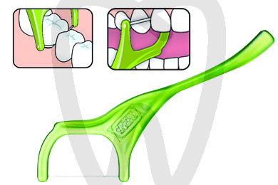 Tepe good mini flosser seda dental prevención y diagnóstico tepe