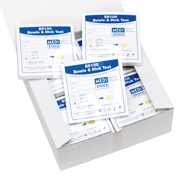 Test bowie & dick prevención y diagnóstico medistock