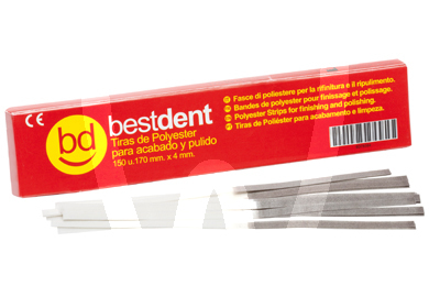 Tiras pulir poliester reconstrucción bestdent