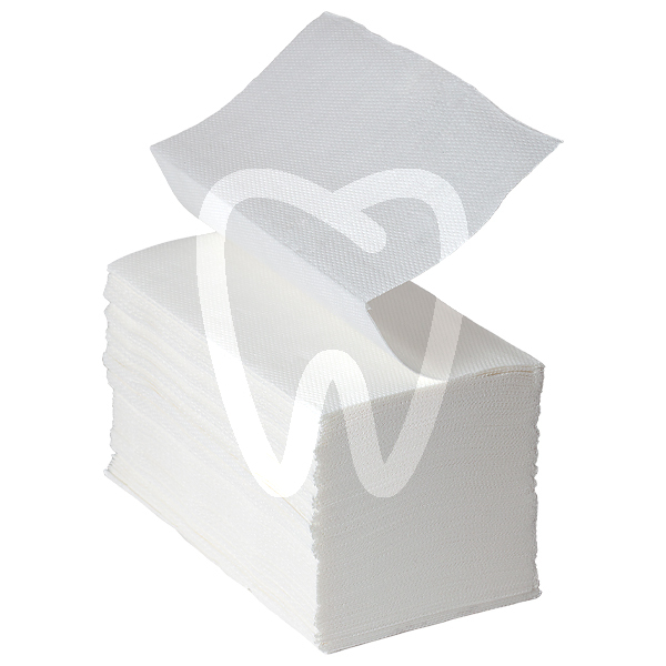 Toallas blanca  tissue doble capa  fibra reciclada desechables bulkysoft