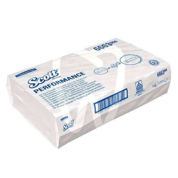 Toallas scottfold blancas desechables kimberly-clark