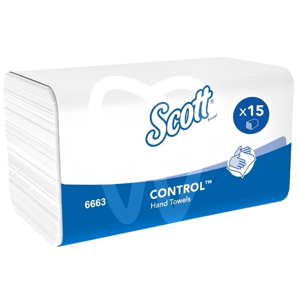 Toallas secamanos scottfold blancas desechables kimberly-clark