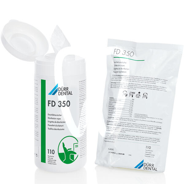Toallitas desinfectantes fd-350 - 12 reposiciones prevención y diagnóstico dürr