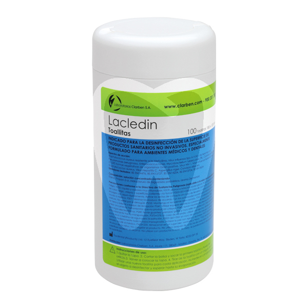 Toallitas lacledin prevención y diagnóstico laboratorios clarben