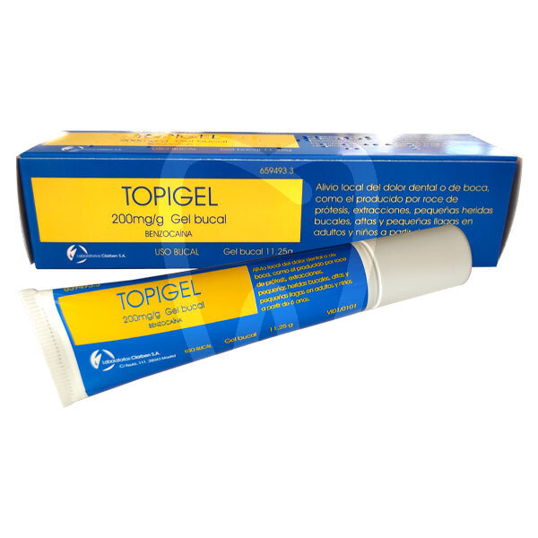 Topigel gel 10ml anestesia tópica anestesia laboratorios clarben